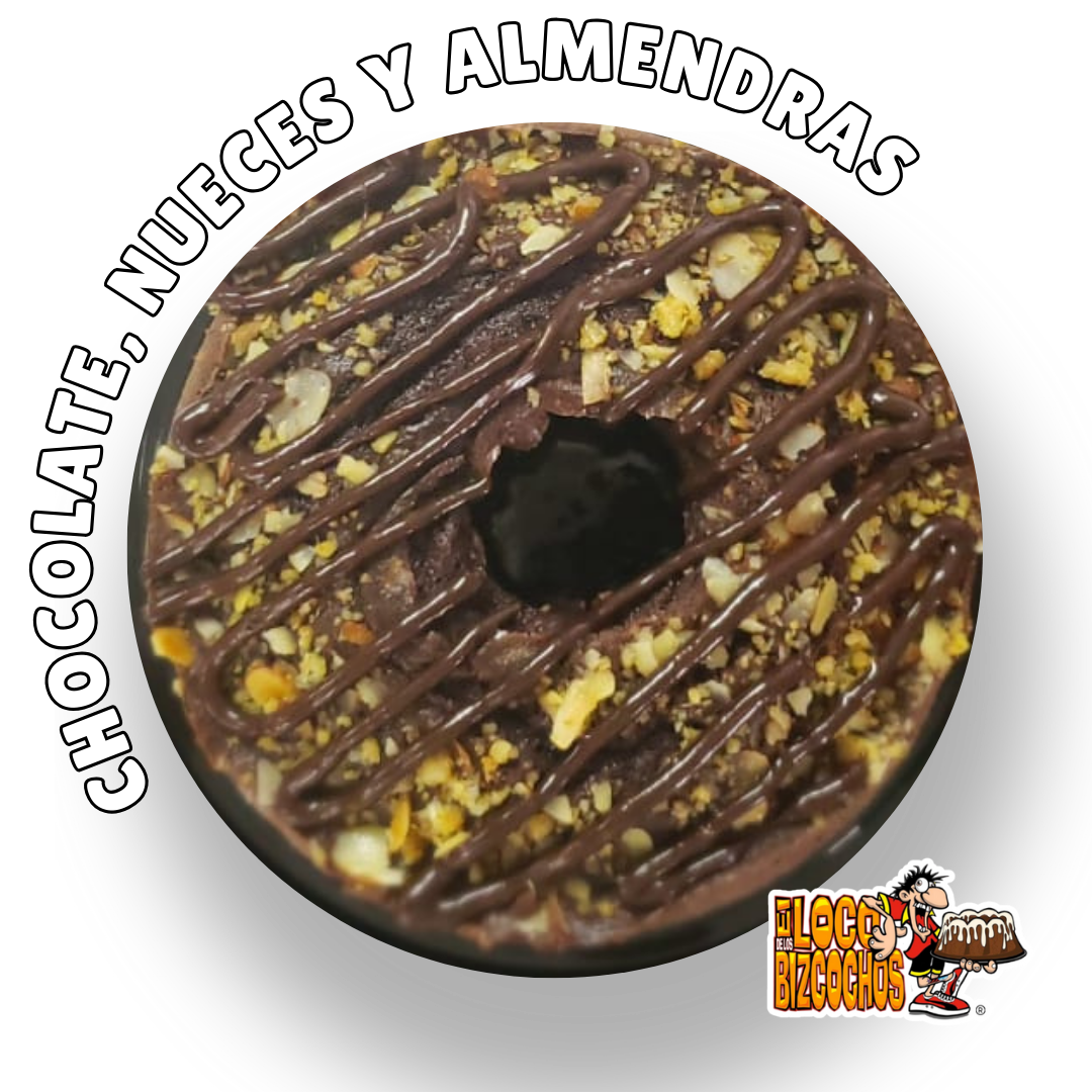 Bizcocho de Chocolate, Nueces y Almendras