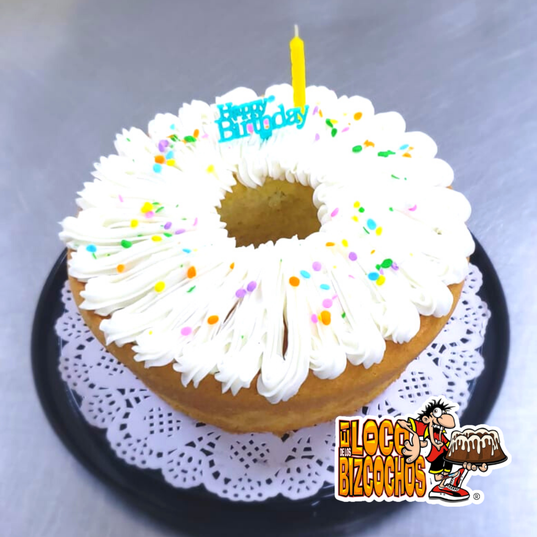 Bizcocho de Vainilla con Buttercream Frosting